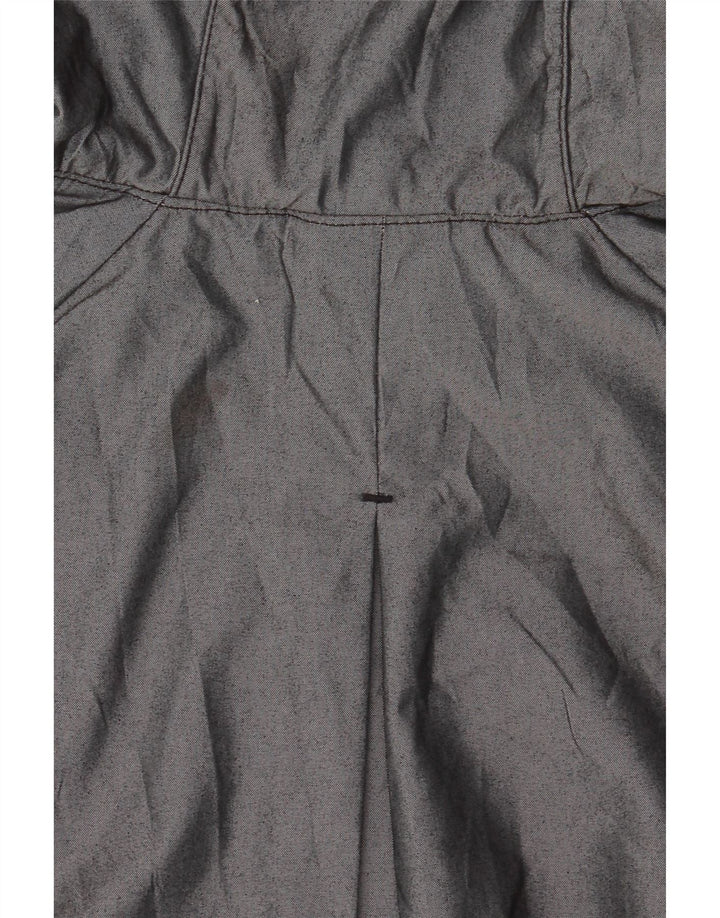 Nike Herren-Regenjacke mit Kapuze, UK 38, mittelgraues Colourblock-Nylon