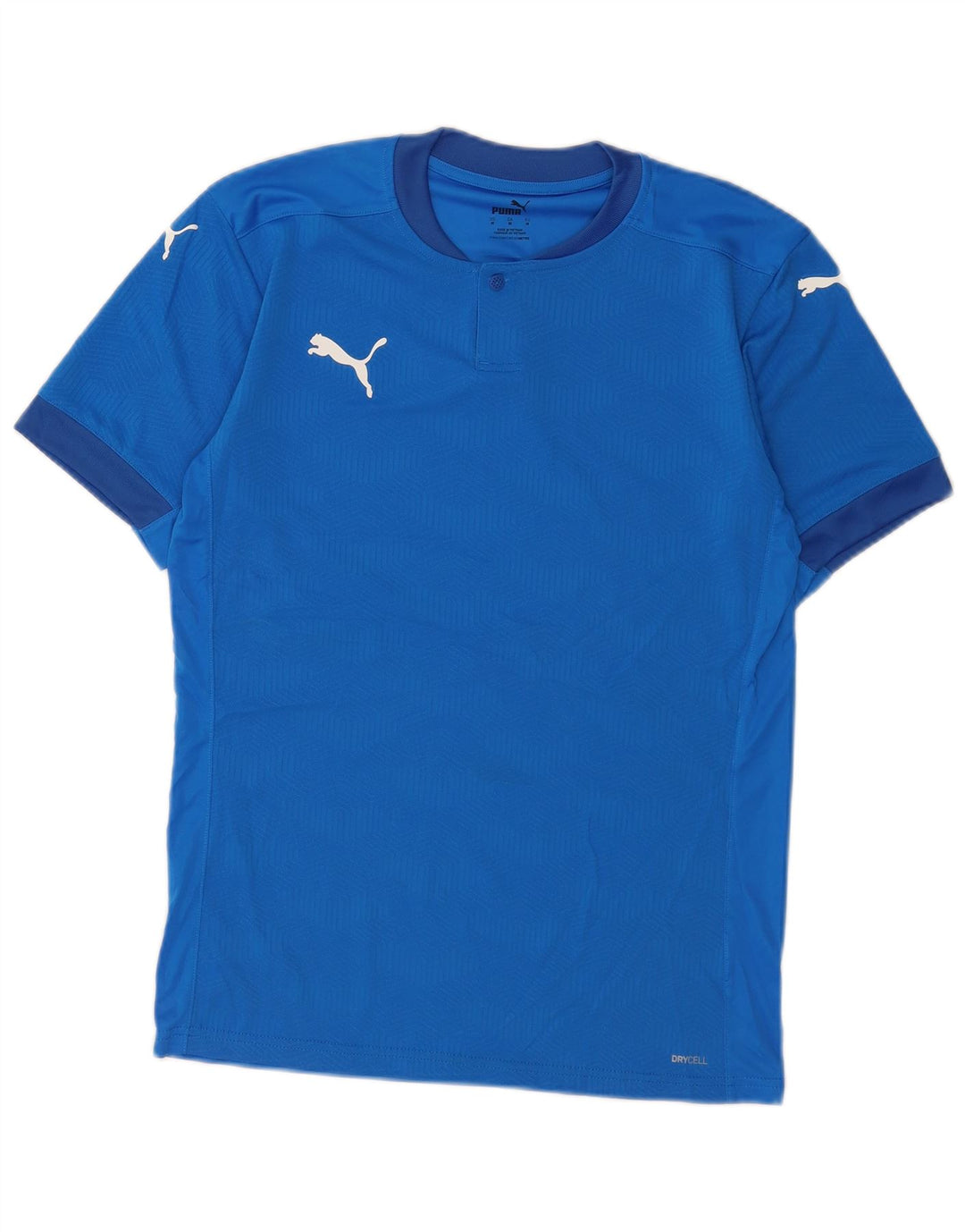 Puma Herren Grafik-T-Shirt-Oberteil Mittelblau