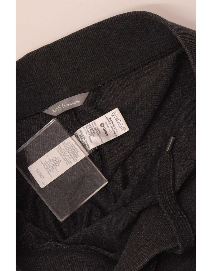 Marks & Spencer Trainingshose für Damen, UK 10, Größe S, Grau, Baumwolle