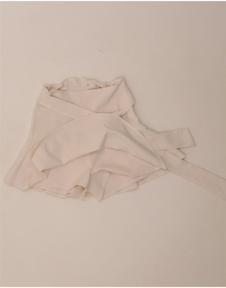 Zara Damen Skort XS W24 Weiß Polyester