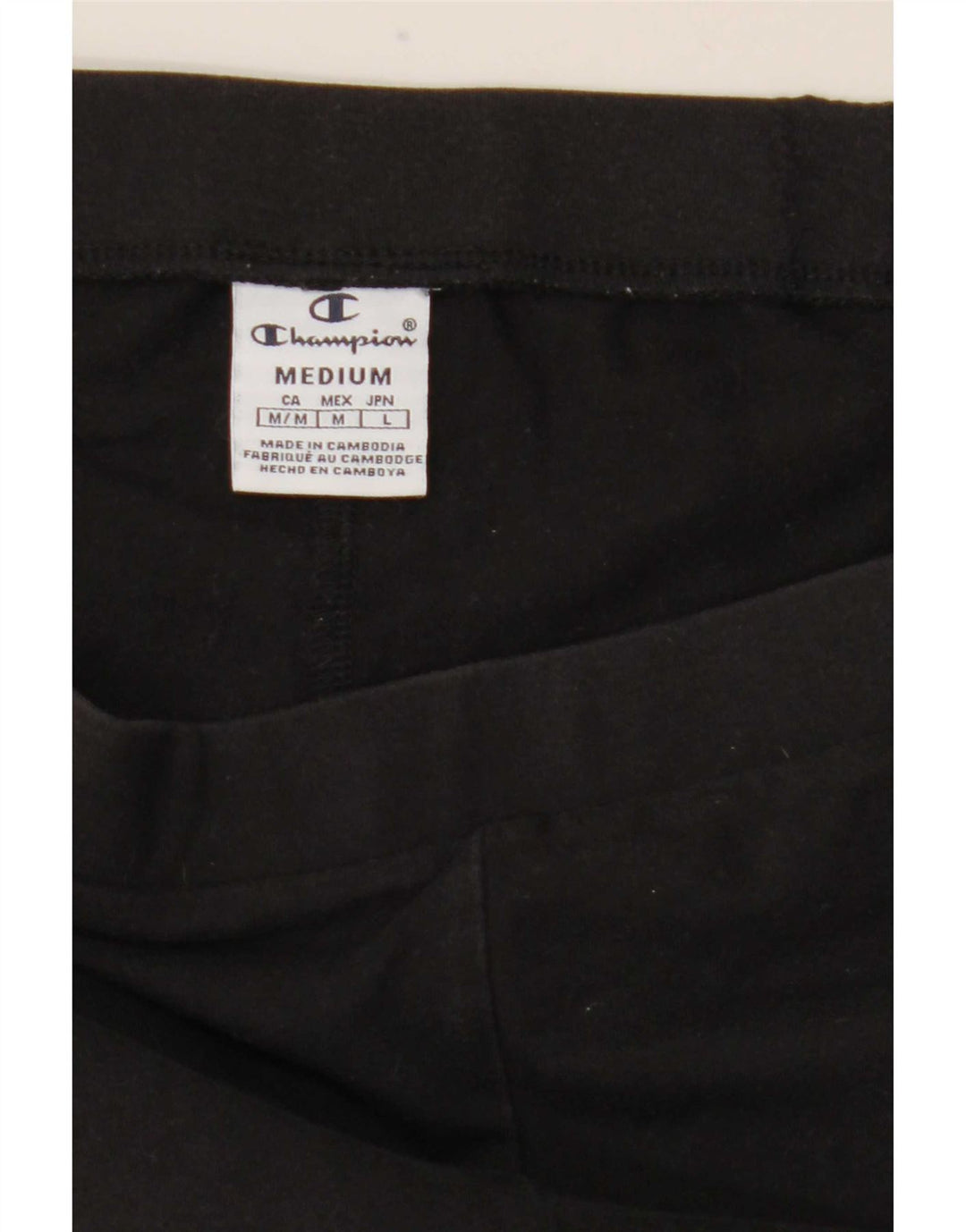 Champion Damen Leggings UK 12 Medium Schwarz