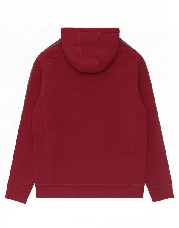 Adidas Mens Loose Fit Zip Hoodie Sweater Small Burgundy Cotton