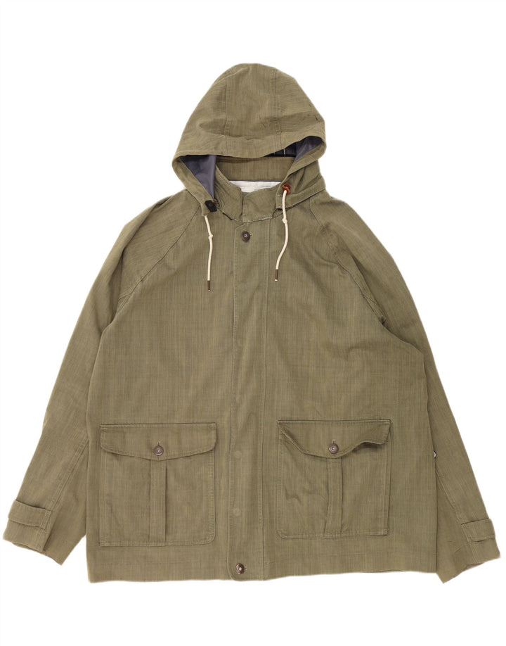 Timberland Herren wasserdichte Kapuzenjacke UK 46 3XL Khaki