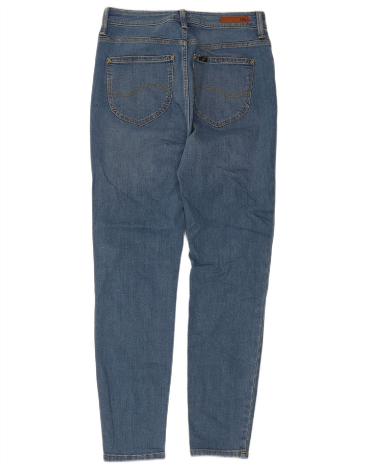 Lee Damen Skinny Jeans W29 L26 Blaue Baumwolle