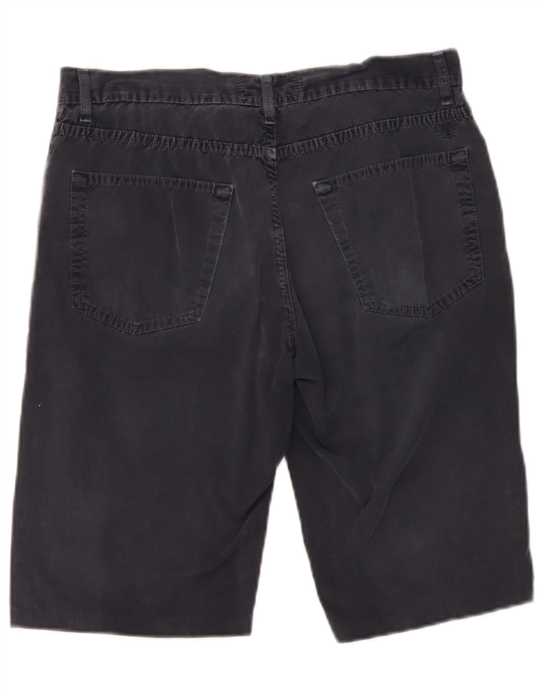 Fred Perry Herren-Freizeitshorts IT 46 Small W30 Marineblaue Baumwolle