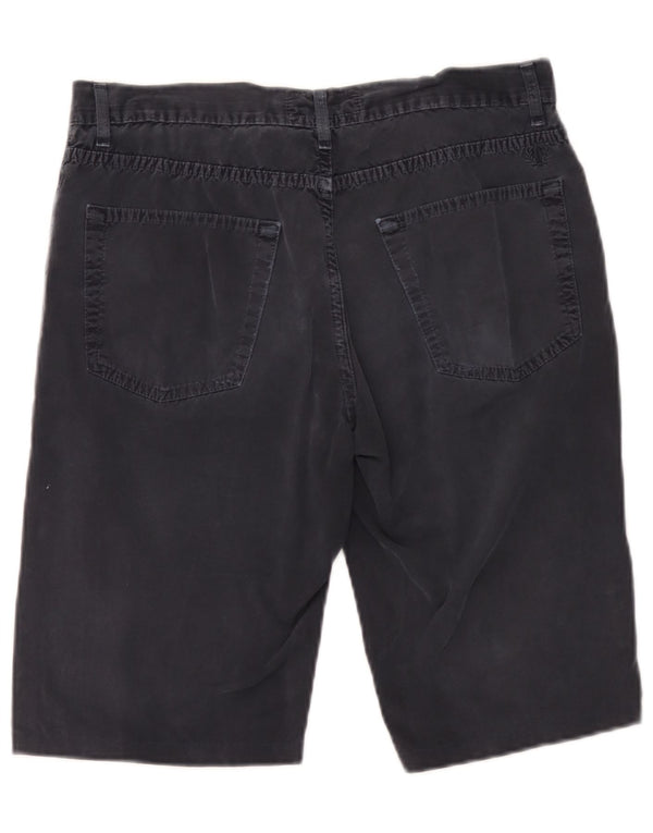 Fred Perry Herren-Freizeitshorts IT 46 Small W30 Marineblaue Baumwolle
