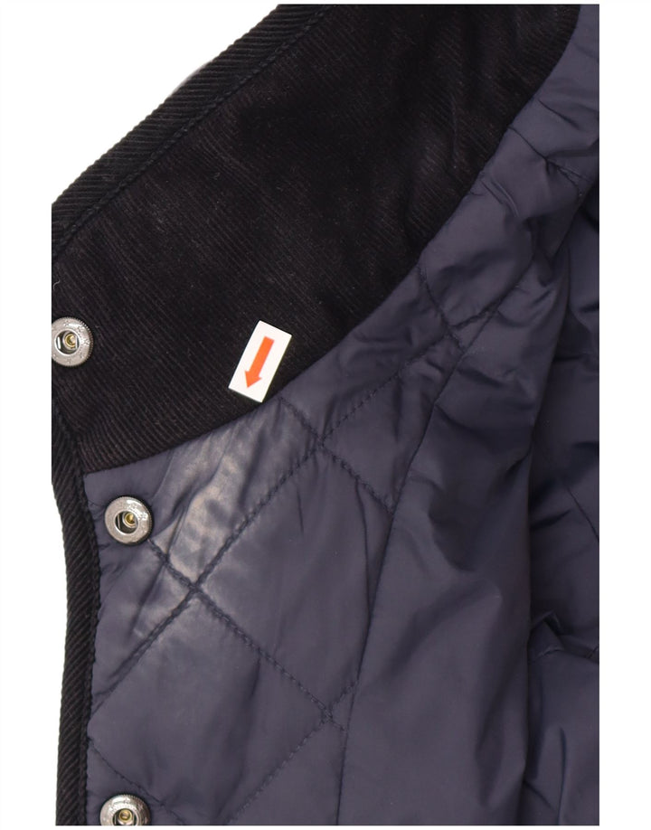 Jaeger Damen Steppjacke UK 14 Medium Marineblau Polyester