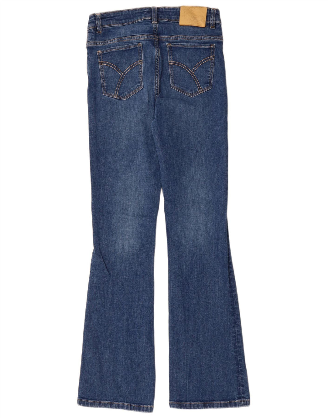 Dack's Damen Bootcut Jeans IT 44 Medium W28 L30 Blaue Baumwolle