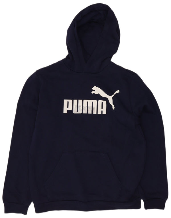 Puma Jungen Graphic Hoodie Pullover 15-16 Jahre Marineblau