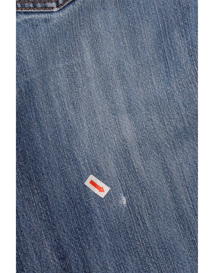 Carrera Herren 710 Regular Straight Jeans W34 L28 Blaue Baumwolle