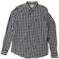 Timberland Slim-Fit-Hemd für Herren aus mittelblauer Gingham-Baumwolle in Marineblau