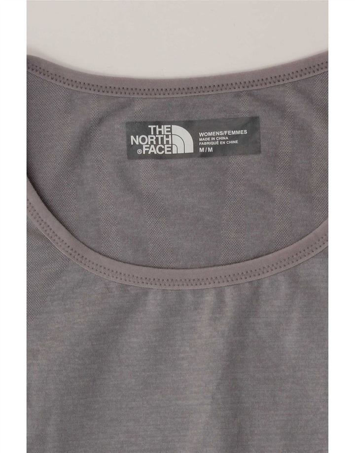 The North Face Damen T-Shirt Top UK 12 Mittelgrau Farbblock