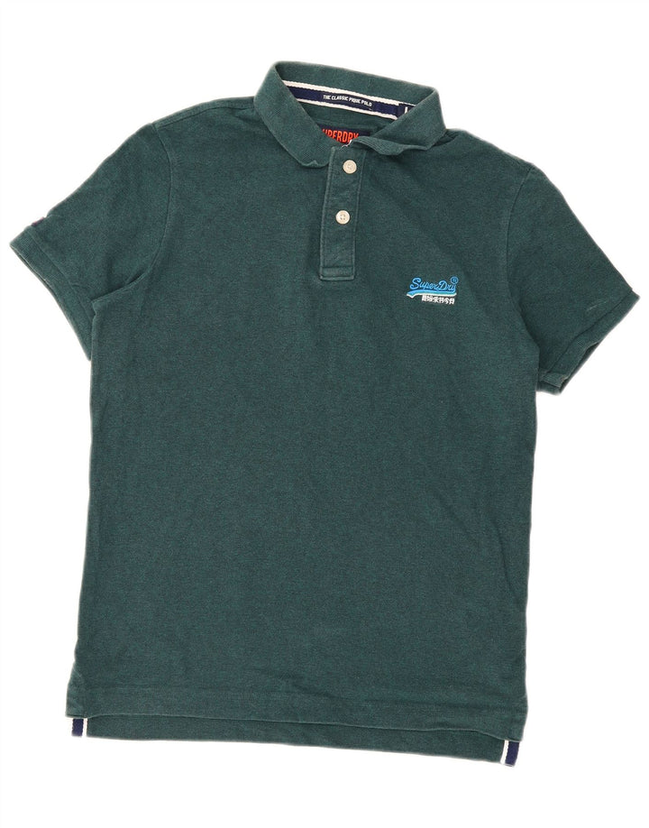 Superdry Herren-Poloshirt, große grüne Baumwolle