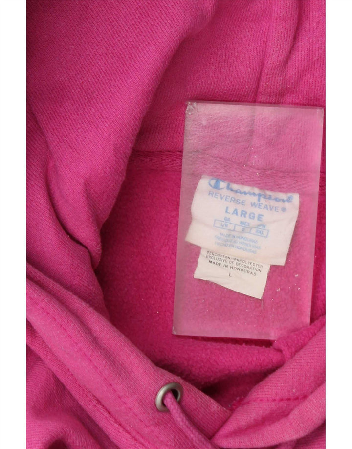 Champion Herren-Kapuzenpullover, groß, rosa, Baumwolle