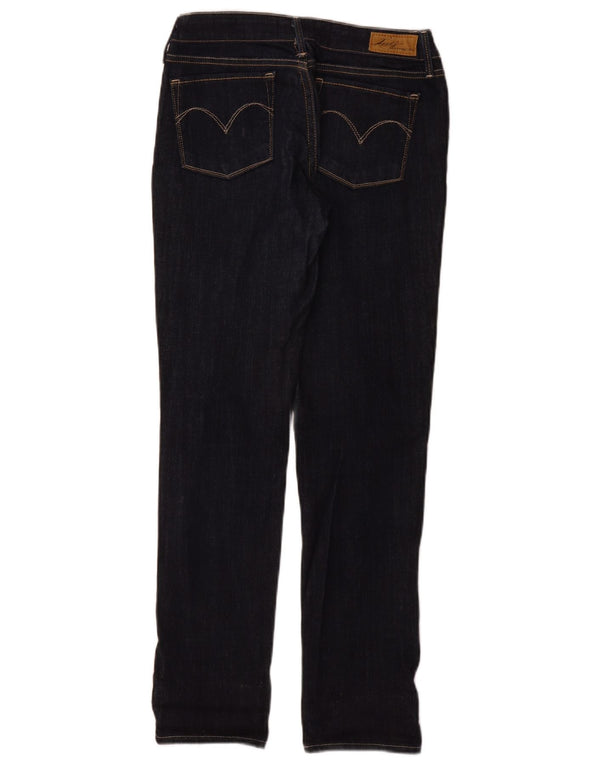 Levi's Damen Slight Curve Slim Jeans W27 L31 Marineblau Baumwolle
