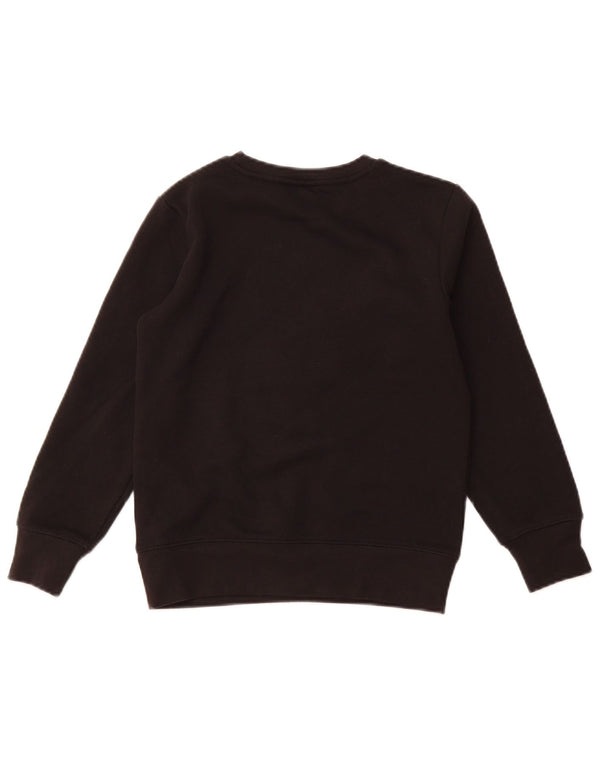JORDAN Jungen-Sweatshirt mit Grafik, 8–9 Jahre, Größe S, schwarze Baumwolle