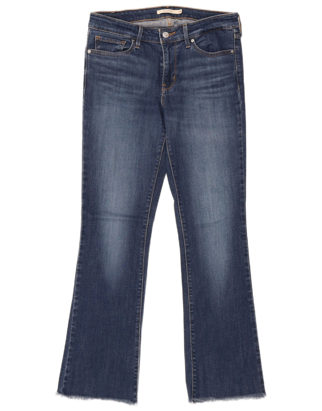 LEVI'S Womens 715 Bootcut Jeans W29 L29 Blue Cotton