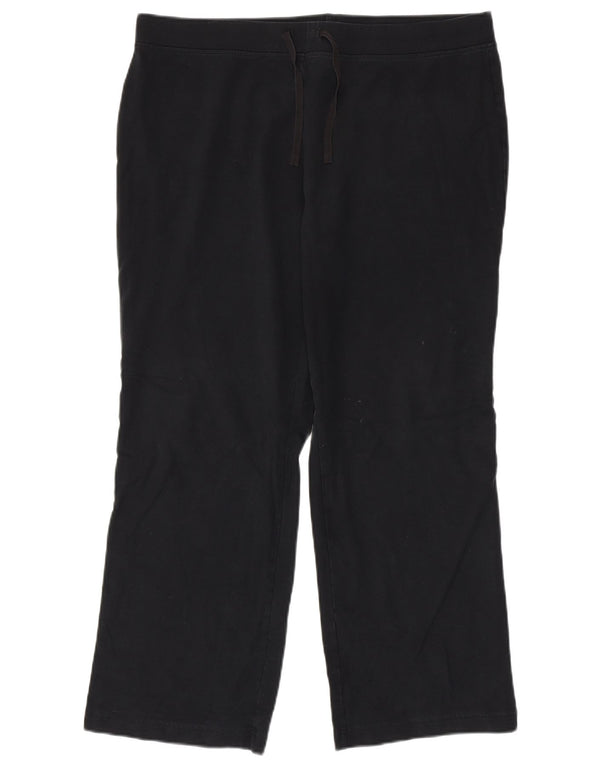 Marks & Spencer Damen-Trainingshose, UK 18, XL, schwarze Baumwolle