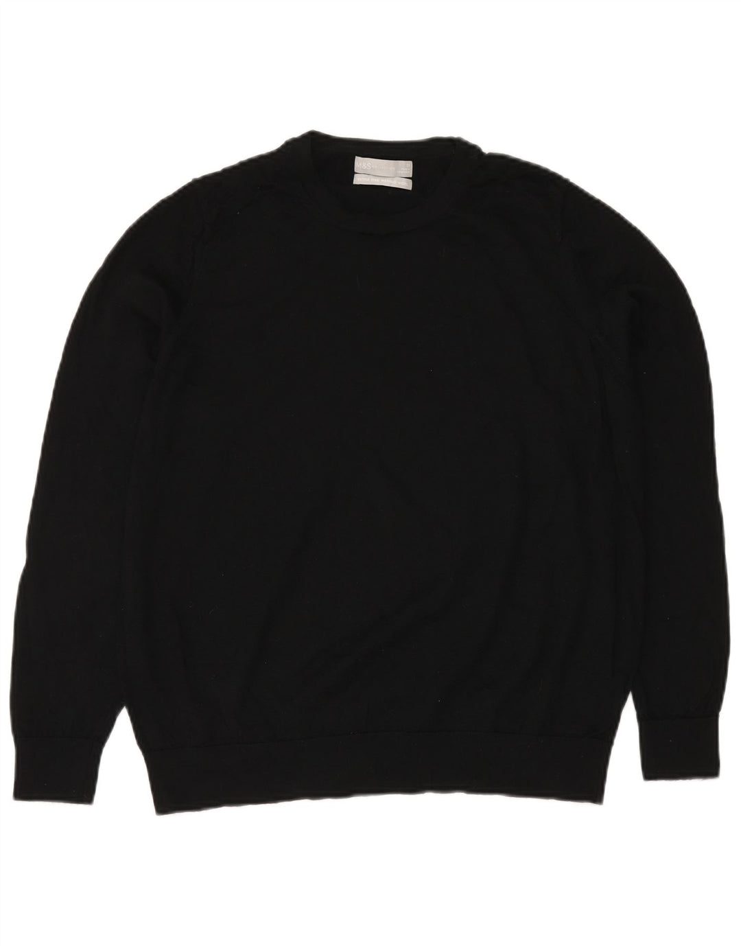 MARKS & SPENCER Damen-Pullover mit Rundhalsausschnitt, Gr. 20, 2XL, Schwarz