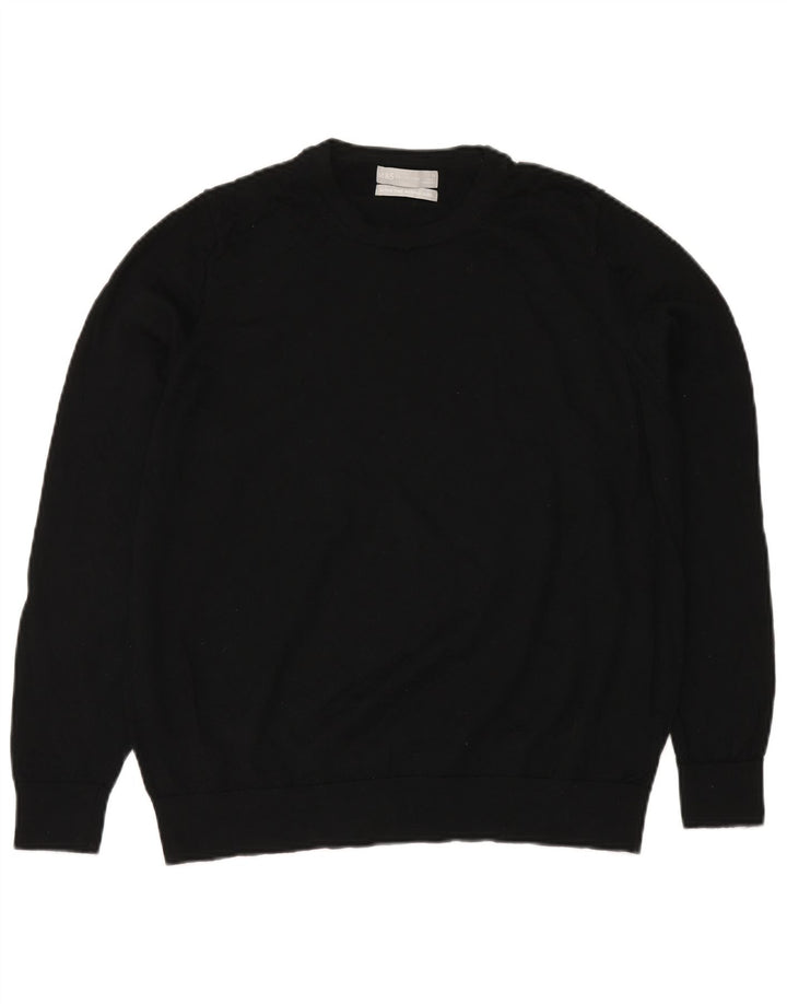 MARKS & SPENCER Damen-Pullover mit Rundhalsausschnitt, Gr. 20, 2XL, Schwarz