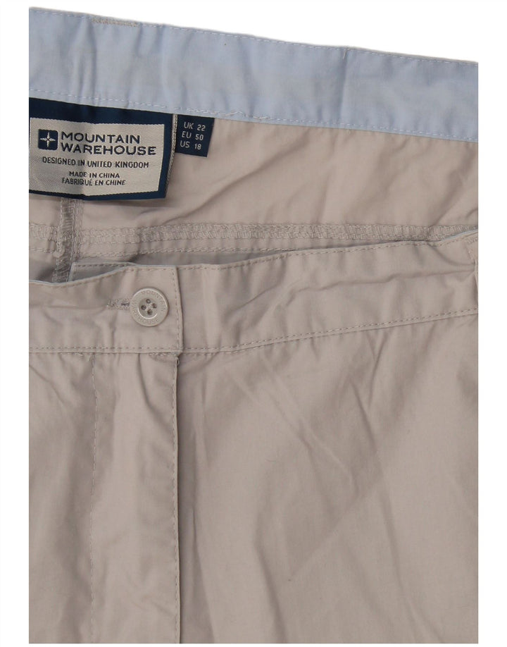 Mountain Warehouse Damen Bermudashorts UK 22 2XL W40 Beige