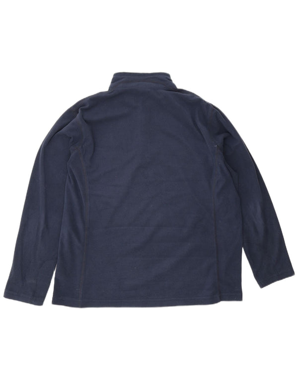 Columbia Herren-Fleecepullover mit Reißverschluss, Größe L, Marineblau