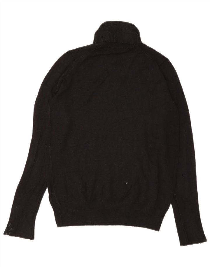 Rollkragenpullover für Damen von Zara, Gr. 8, Schwarz