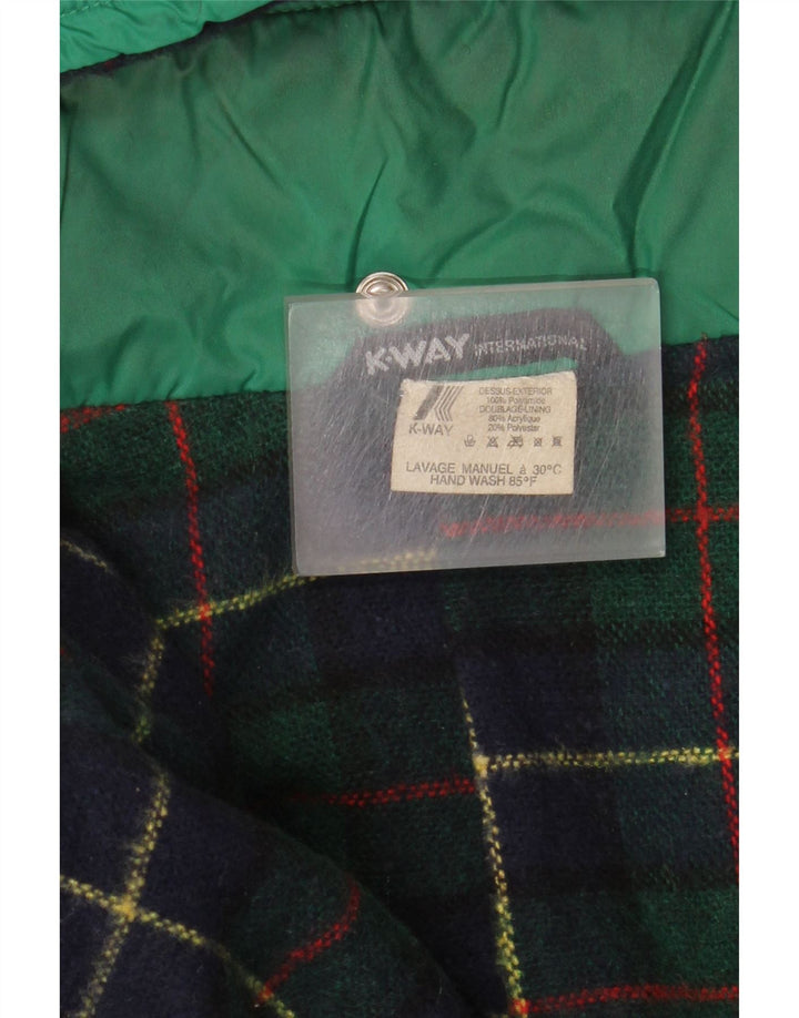 K-Way Herren-Regenjacke mit Kapuze, UK 42, XL, Grün, Polyamid