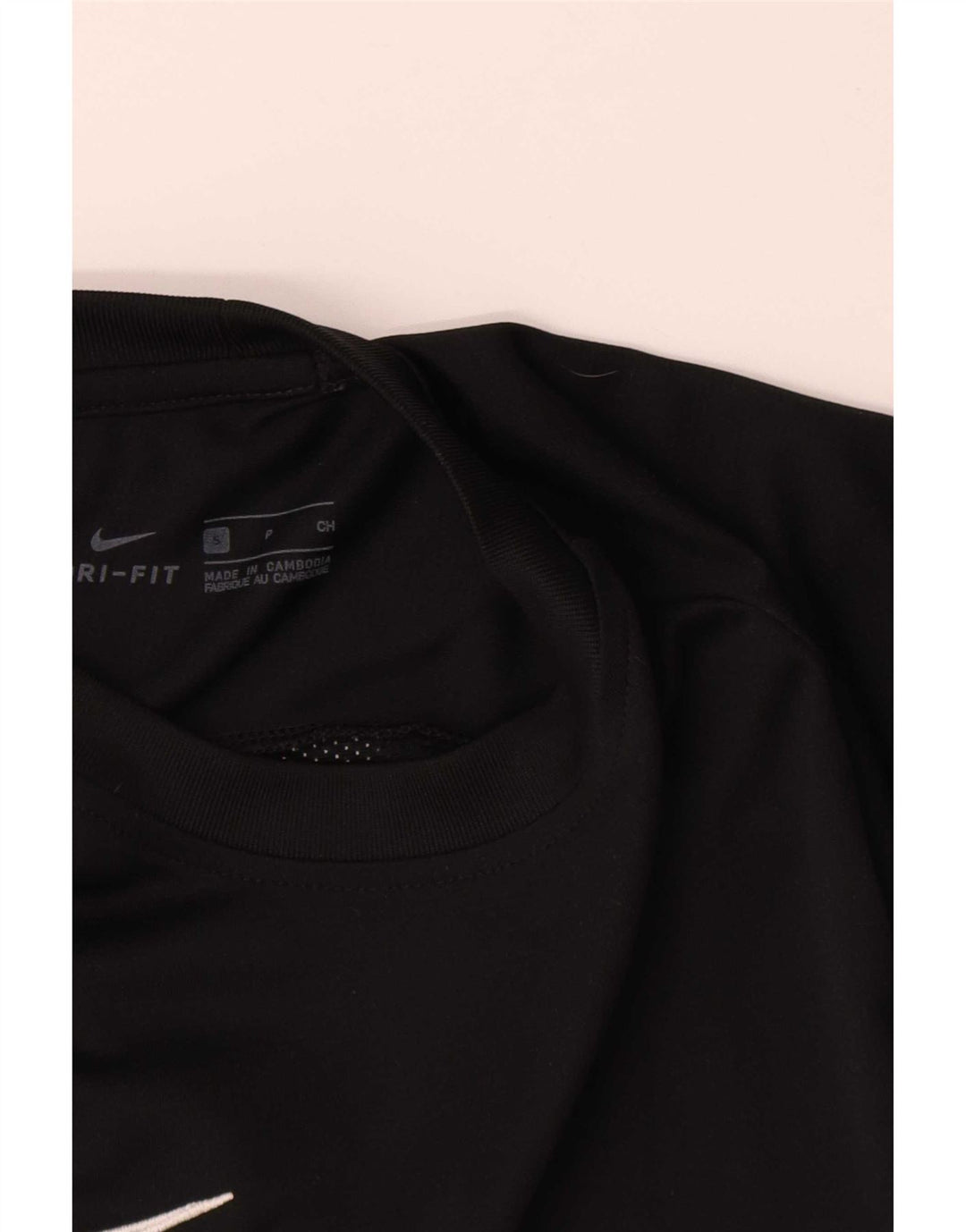 Nike Herren Dri Fit T-Shirt Top Small Schwarz Colourblock Polyester
