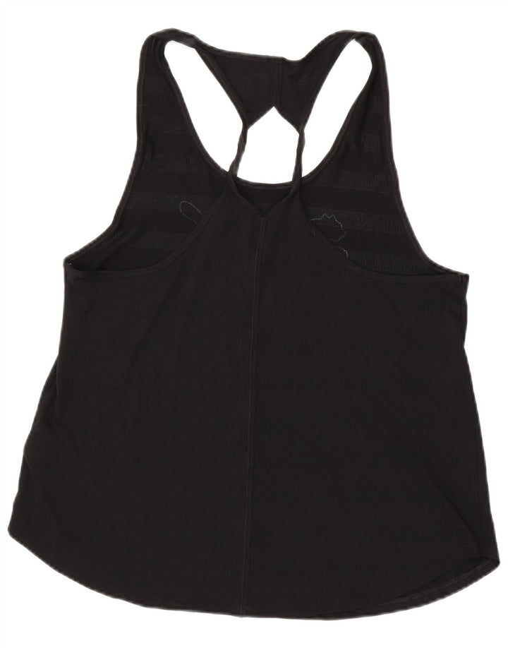 PUMA Damen Graphic Vest Top UK 16 Large Schwarz Polyester