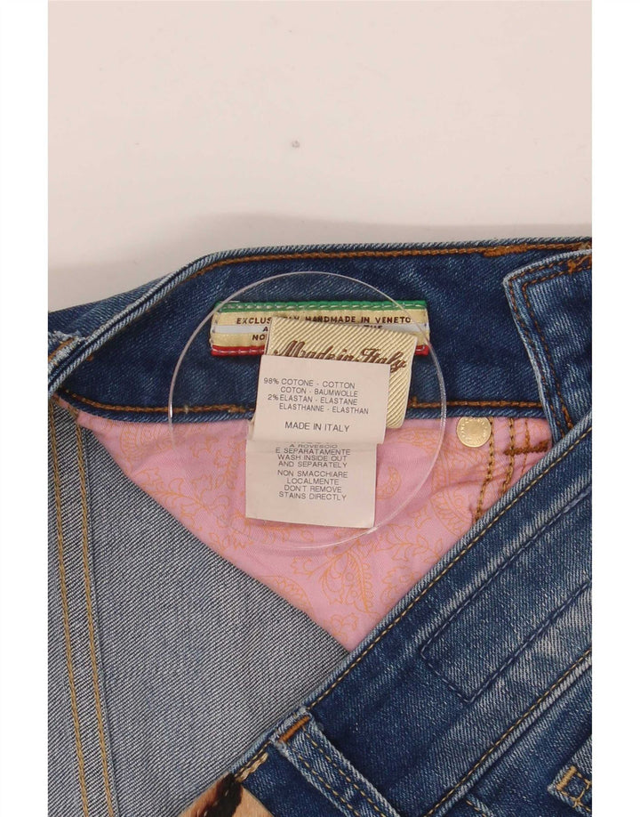 Jacob Cohen Damen Slim Jeans W27 L32 Blaue Baumwolle
