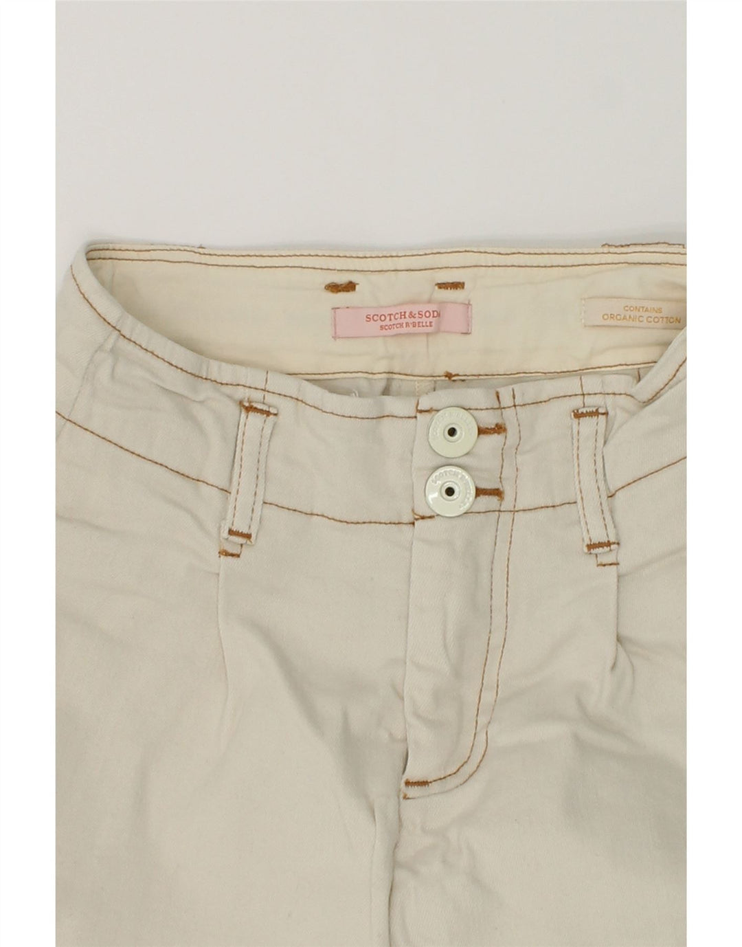 SCOTCH & SODA Girls Casual Shorts 7-8 Years W22  Grey Cotton | Vintage Scotch & Soda | Thrift | Second-Hand Scotch & Soda | Used Clothing | Messina Hembry 
