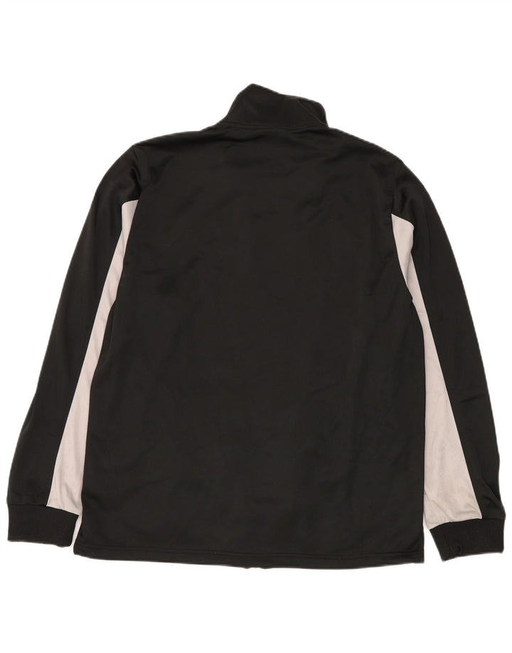 Lotto Herren-Trainingsanzug-Top-Jacke XL, schwarzes Polyester