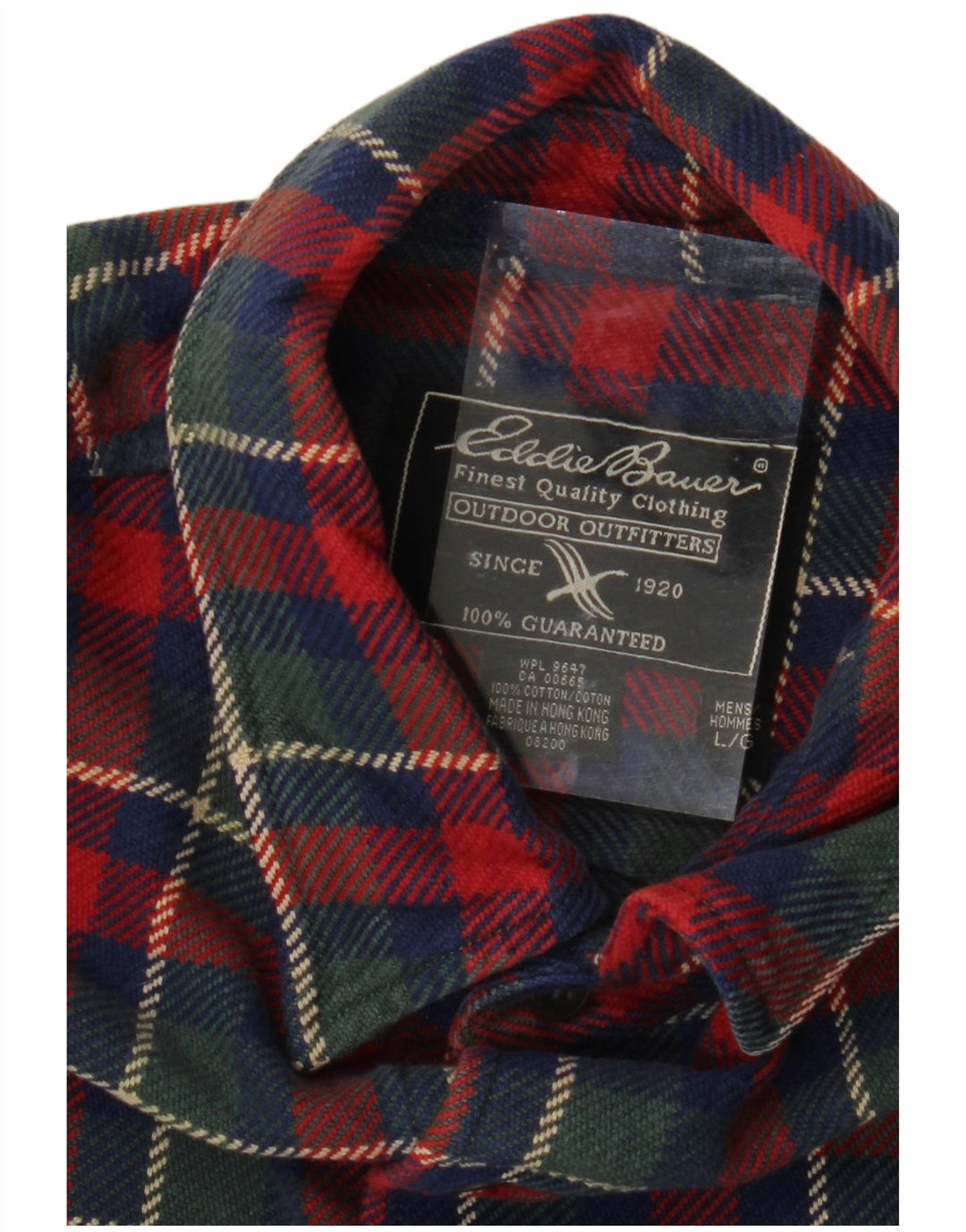 EDDIE BAUER Herren-Flanellhemd, groß, mehrfarbig, kariert, Baumwolle