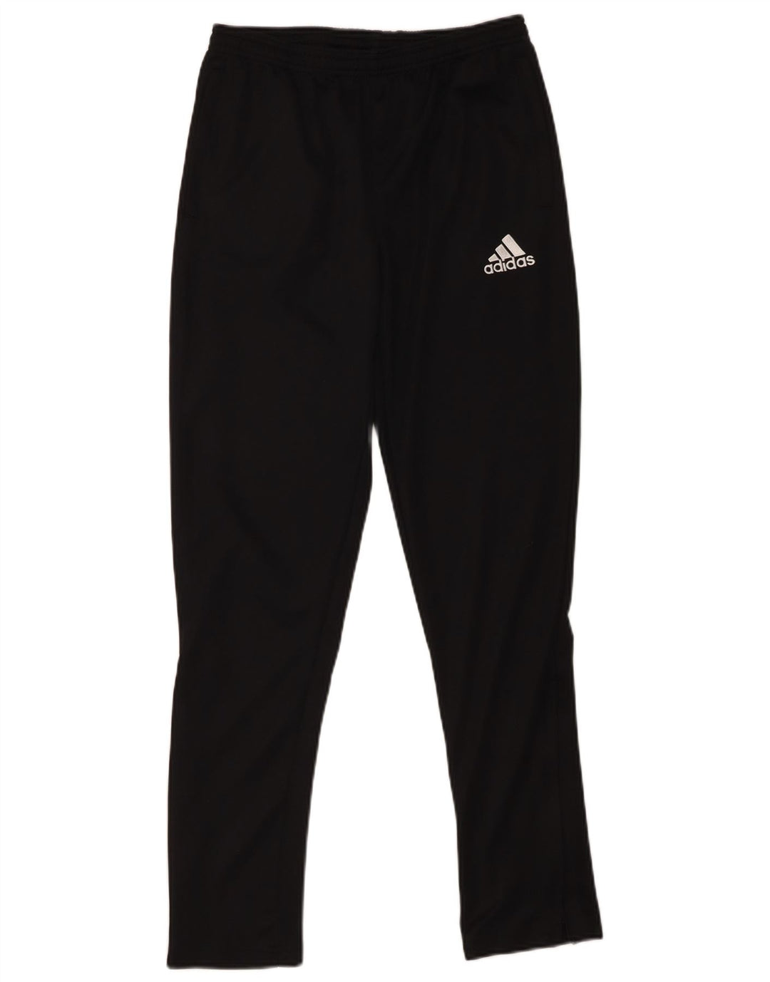 ADIDAS Boys Climalite Tracksuit Trousers 15-16 Years  Black Polyester