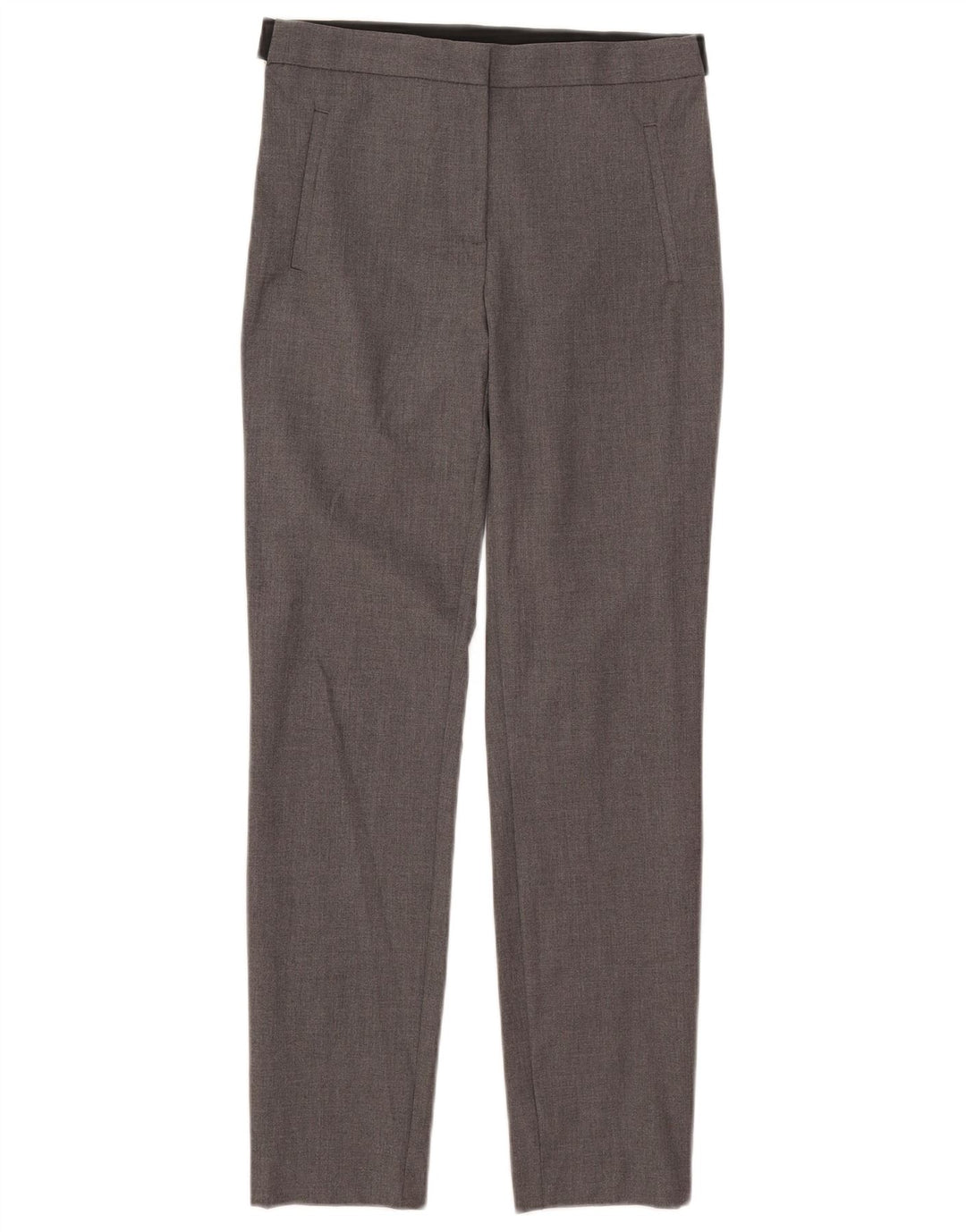 Zara Slim-Anzughose für Damen, mittelgroß, W28, L27, grau, Polyester
