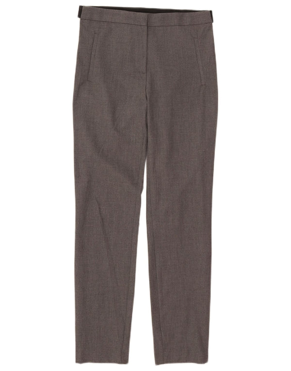 Zara Slim-Anzughose für Damen, mittelgroß, W28, L27, grau, Polyester