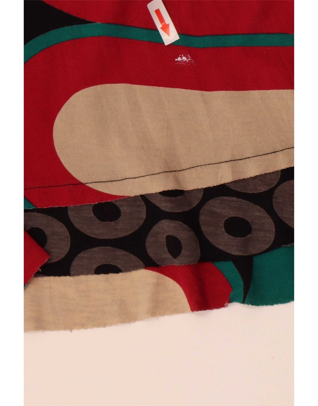 Desigual Womens Graphic A-Line Dress UK 12 Medium Mehrfarbig Geometrisch