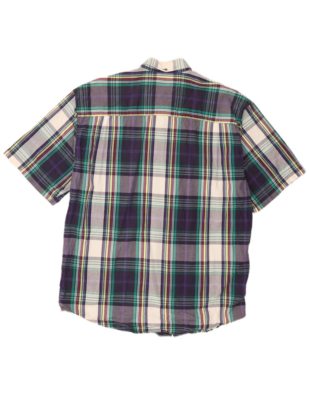 Eddie Bauer Herren-Kurzarmhemd, groß, mehrfarbig, kariert, Baumwolle