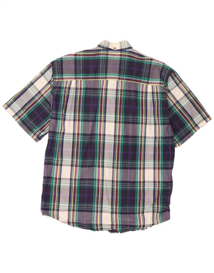 Eddie Bauer Herren-Kurzarmhemd, groß, mehrfarbig, kariert, Baumwolle