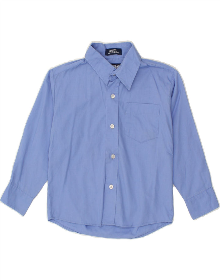 CHAPS Boys Shirt 4-5 Years Blue Cotton Vintage Chaps and Second-Hand Chaps from Messina Hembry 