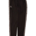 Kappa Herren Grafik-Trainingshose, Jogginghose, Größe S, Schwarz, Polyester