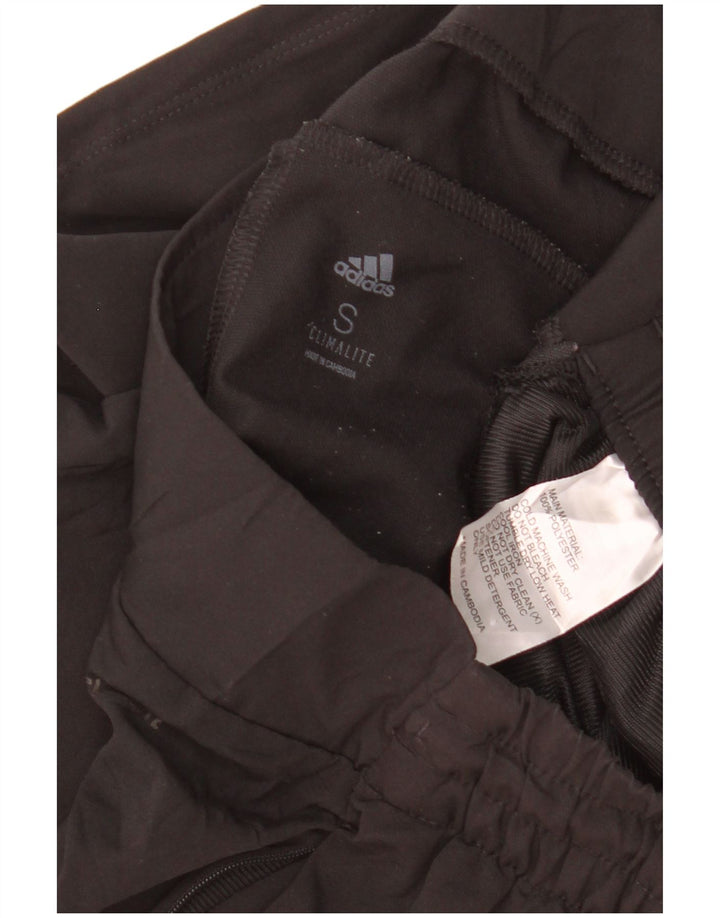 Adidas Damen Climalite Sport Shorts UK 10 Small Schwarz Polyester