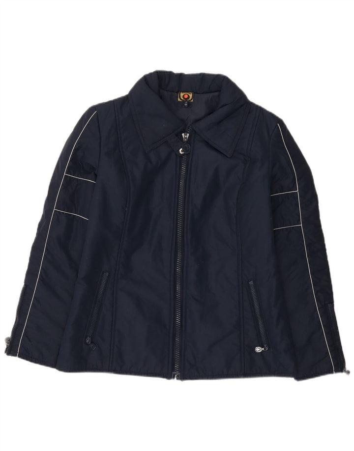 MC Ross Damen Wattierte Jacke UK 8 Small Marineblau Polyamid