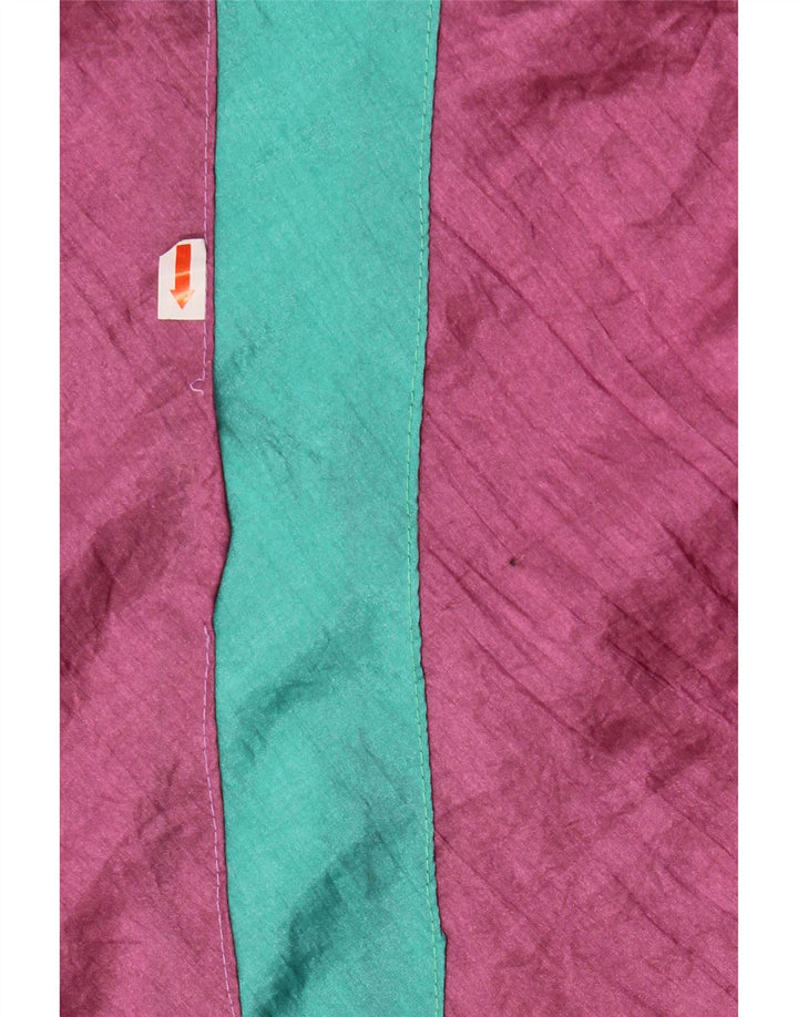 Vintage Herren Trainingsanzug Top Jacke XL Pink Colourblock