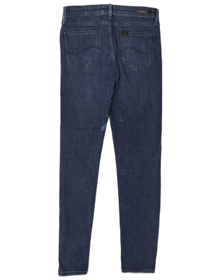 LEE Damen Scarlett Skinny Jeans W29 L30 Blaue Baumwolle