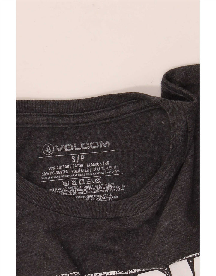 Volcom Herren-T-Shirt mit Grafik, Größe S, Grau, Baumwolle
