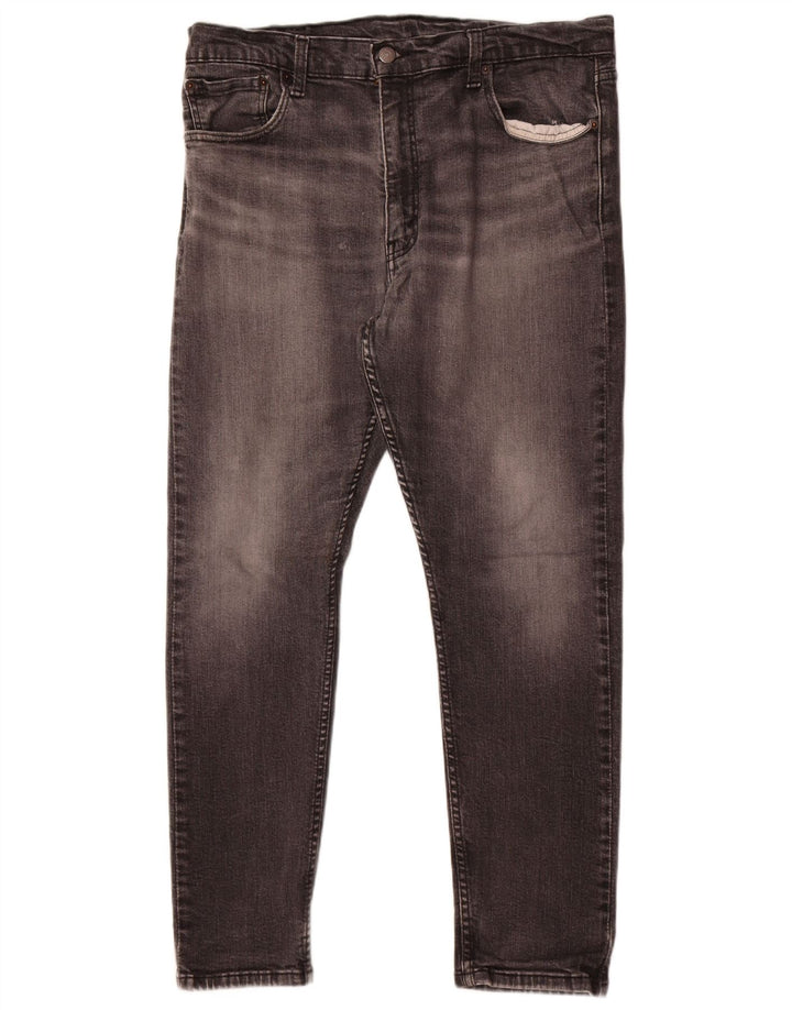 Levi's Herren 512 Slim Tapered Jeans W38 L30 Graue Baumwolle