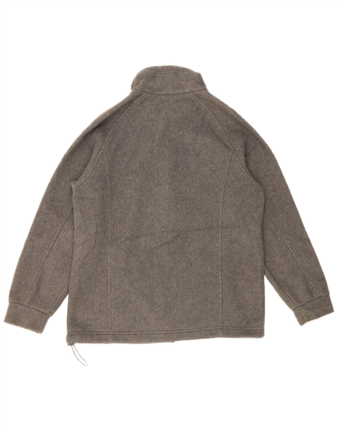 Marks & Spencer Damen-Fleecejacke in Übergröße, UK 10, Größe S, Grau, Polyester