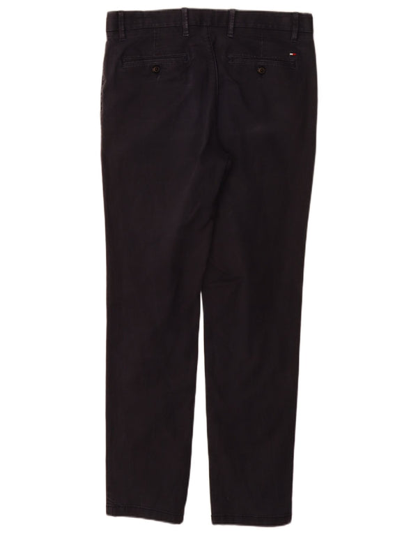 Tommy Hilfiger Herren gerade Chinohose W32 L32 Marineblau Baumwolle